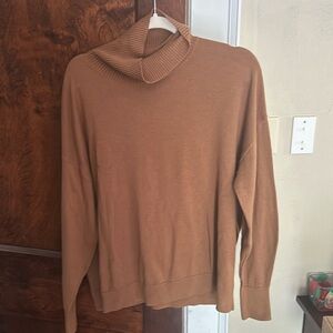 Camel Turtleneck Sweater
